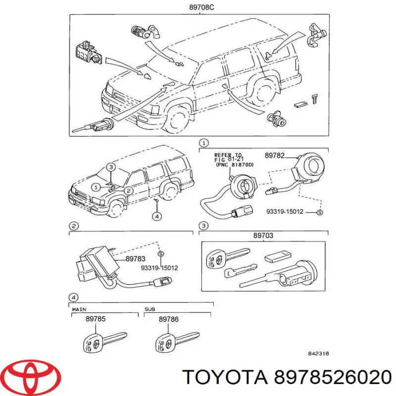 Купити 8978526020 Toyota 