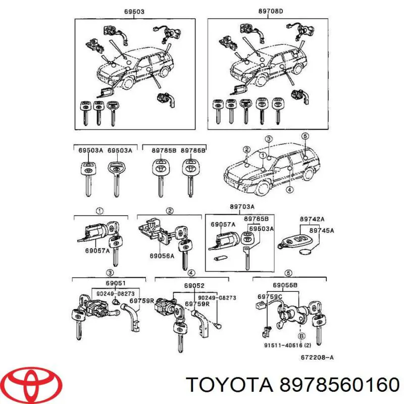  Toyota 8978560160 ціна, від 32.12 USD
