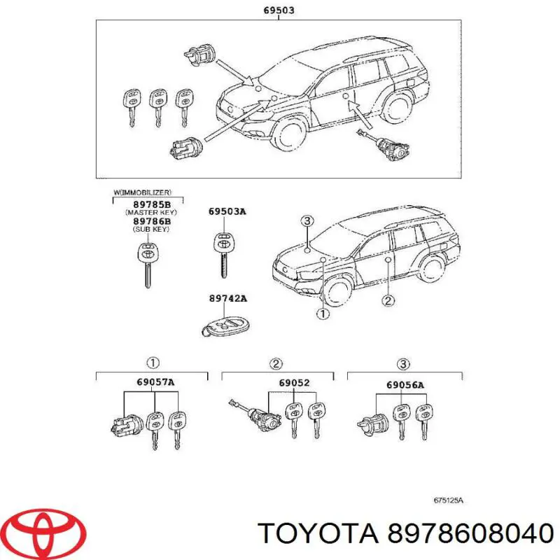 8978608040 Toyota 