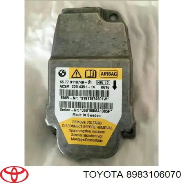 Датчик Айрбег передній Toyota 8983106070 ціна, від 6.49 USD