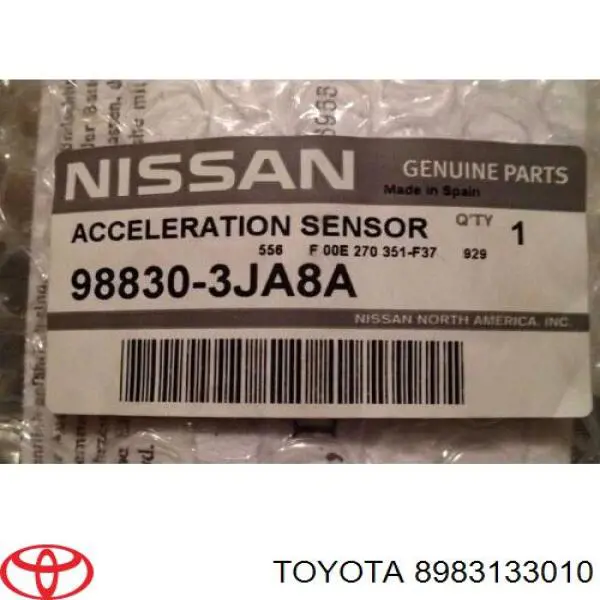 Купити 8983133010 Toyota Датчик AIRBAG передній