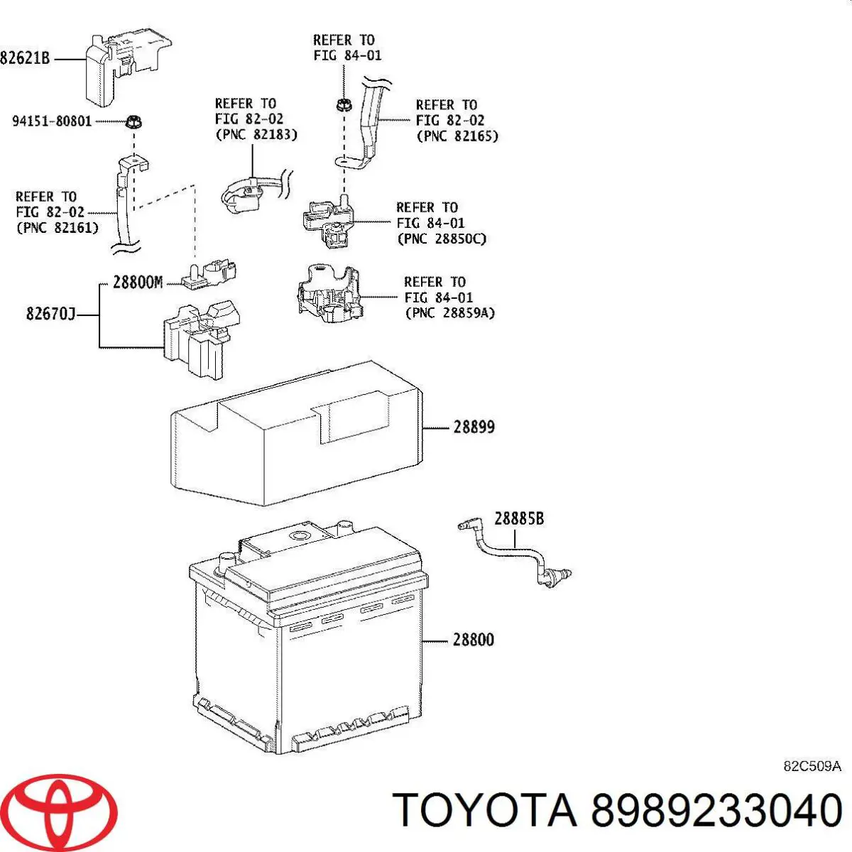  Toyota 8989233040 ціна, від 126.69 USD