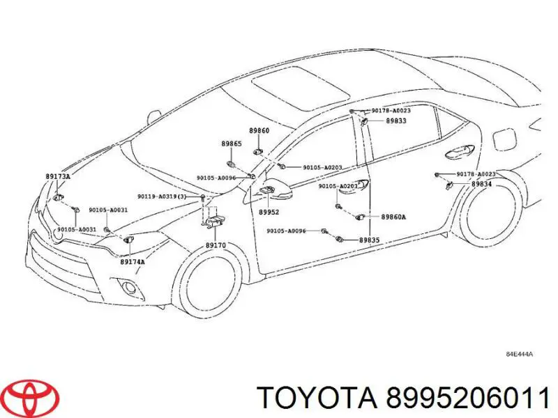 8995206011 Toyota 