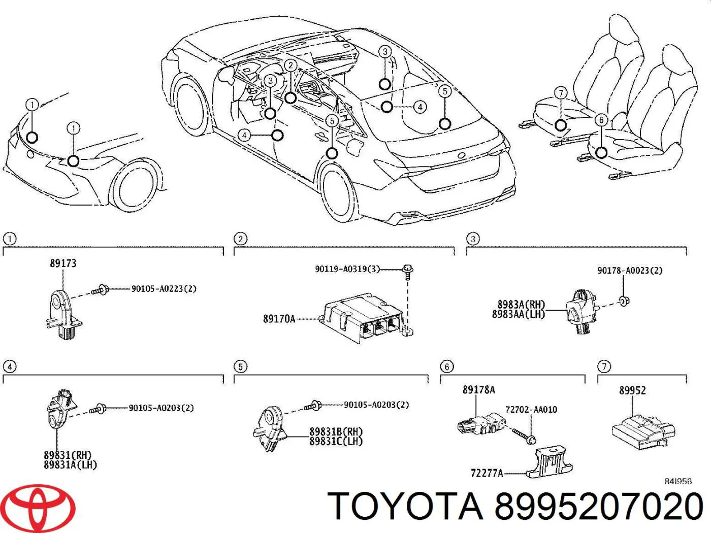8995207020 Toyota 