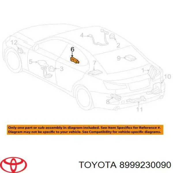  Toyota 8999230090 ціна, від 11.11 USD