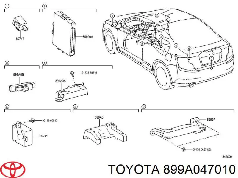  Toyota 899A047010 ціна, від 5.76 USD