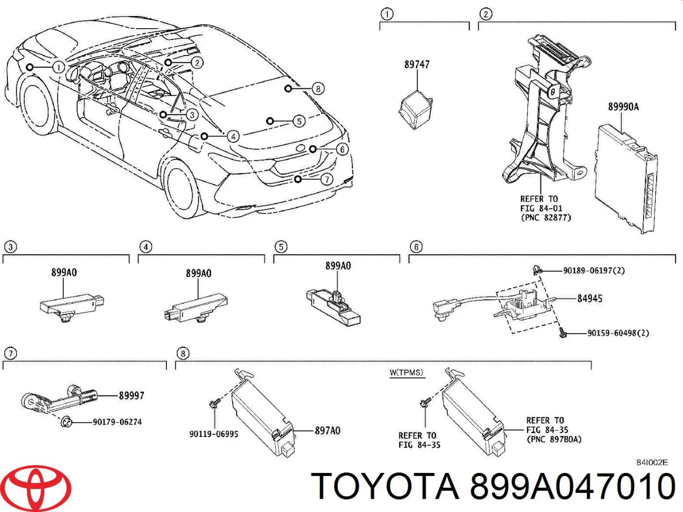 Купити 899A047010 Toyota 