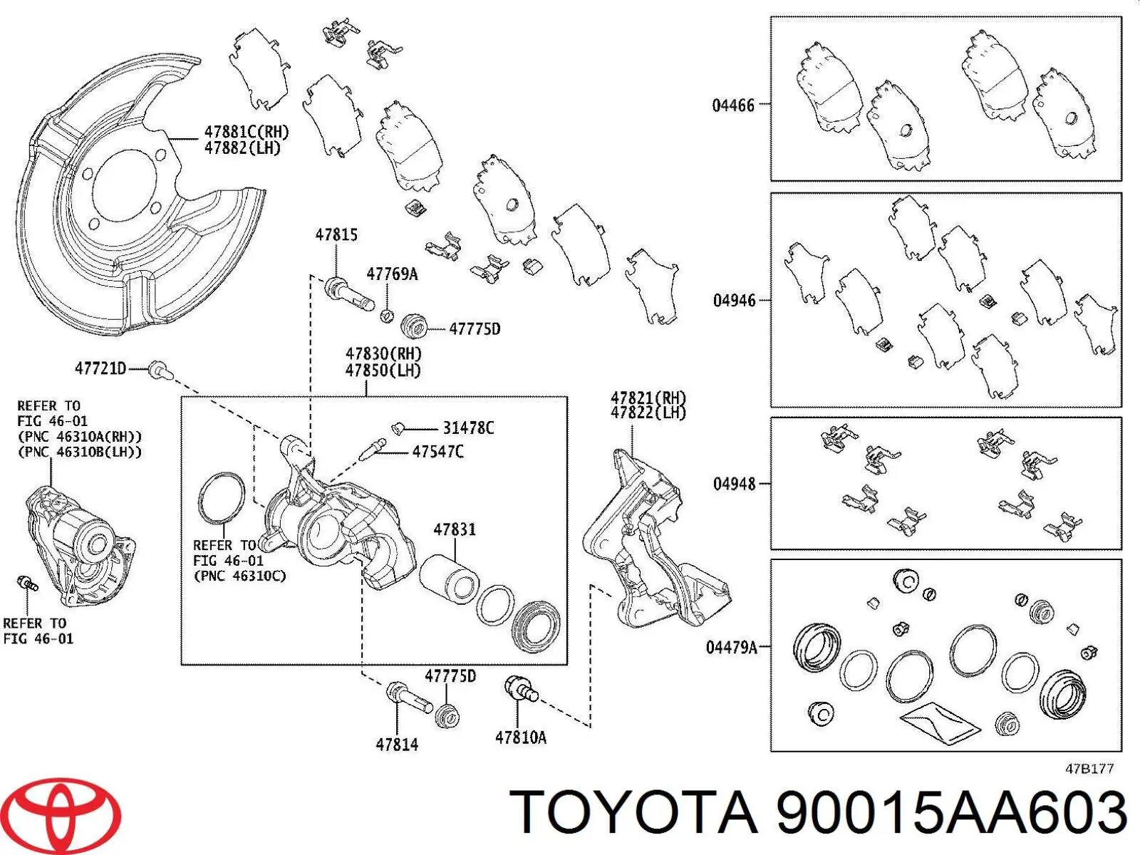 90015AA603 Toyota 