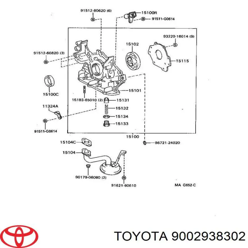  Toyota 9002938302 ціна, від 1.75 USD