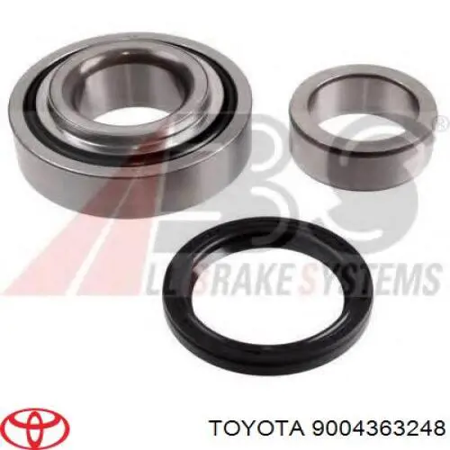 Підшипник піввісі заднього моста Toyota 9004363248 ціна, від 41.28 USD