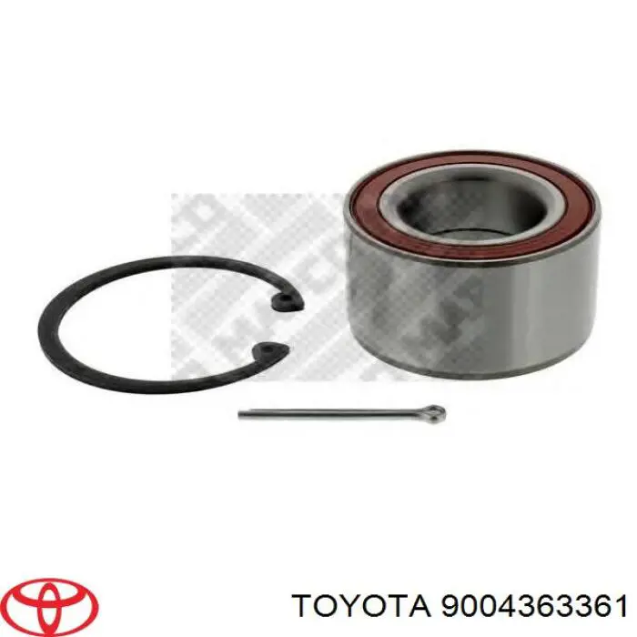 9004363361 Toyota Підшипник маточини передньої
