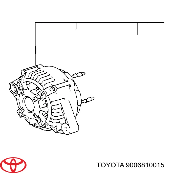 9006810015 Toyota Підшипник генератора