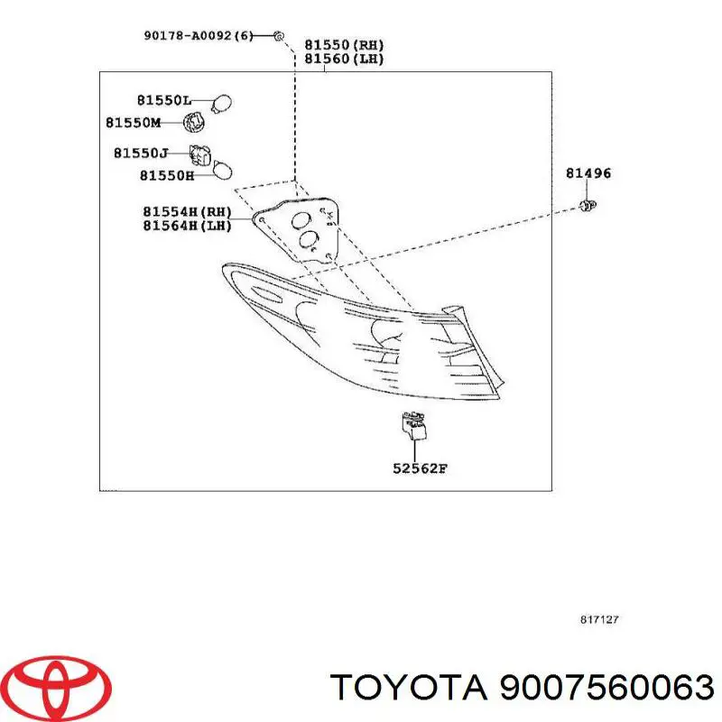  Toyota 9007560063 ціна, від 12.67 USD