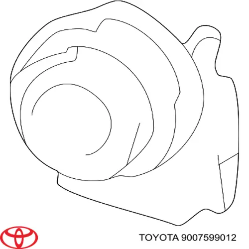 Цоколь (патрон) лампочки покажчика поворотів Toyota 9007599012 ціна, від 4.43 USD