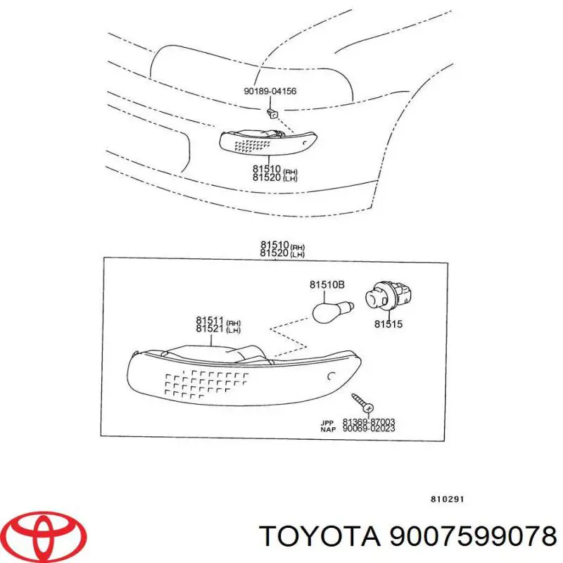  9007599078 Toyota