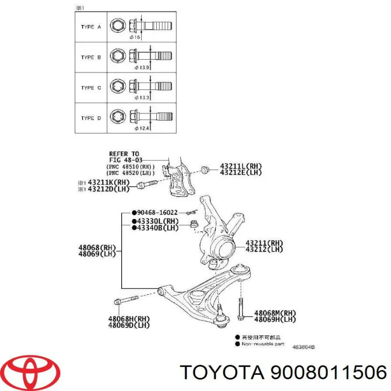 9008011506 Toyota 