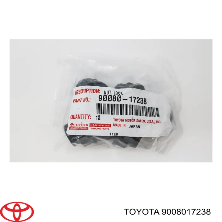 Гайка піввісі передньої Toyota 90177W0001