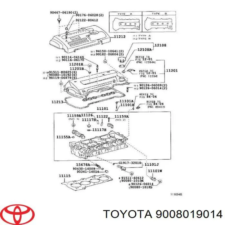 9008019014 Toyota датчик положення розподільного