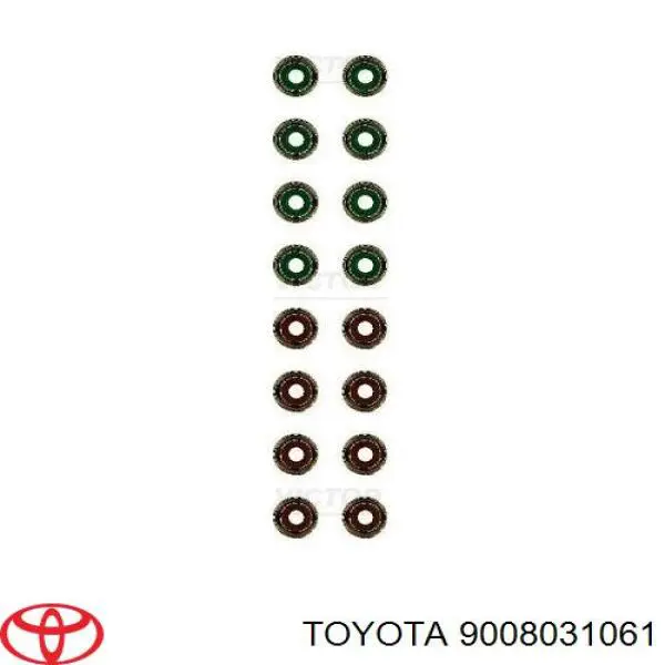 9008031061 Toyota сальник клапана (маслознімний, впускного)