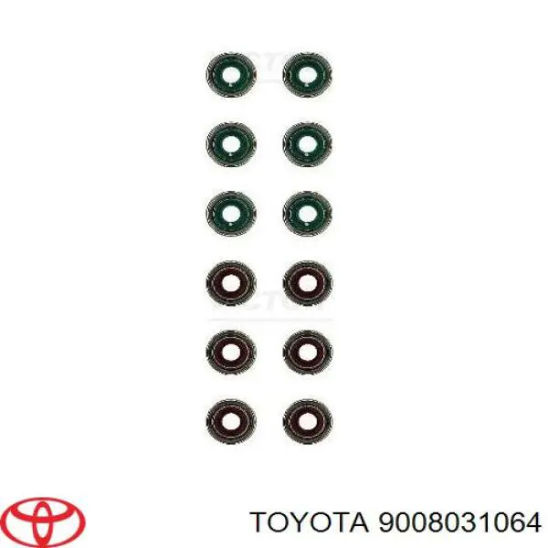 9008031064 Toyota сальник клапана (маслознімний, впускного)