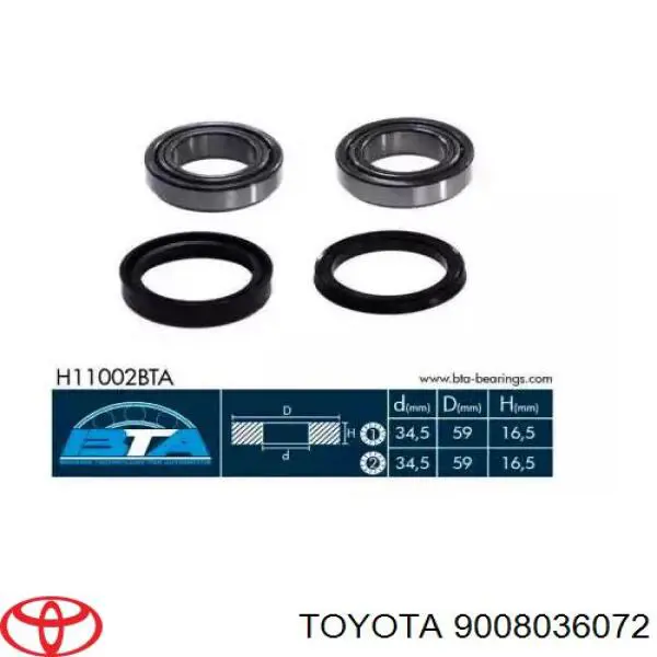 Купити F00127350 Mazda Підшипник ступиці передньої