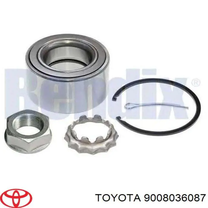 Купити 9008036087 Toyota Підшипник ступиці передньої