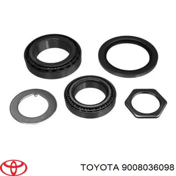 Купити 9008036098 Toyota Підшипник маточини передньої, внутрішній