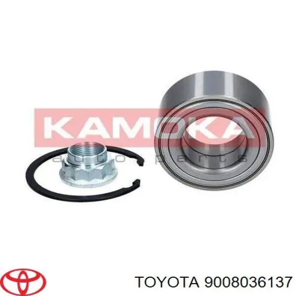 Комплект підшипник маточини передньої Toyota 9008036137 ціна, від 22.20 USD