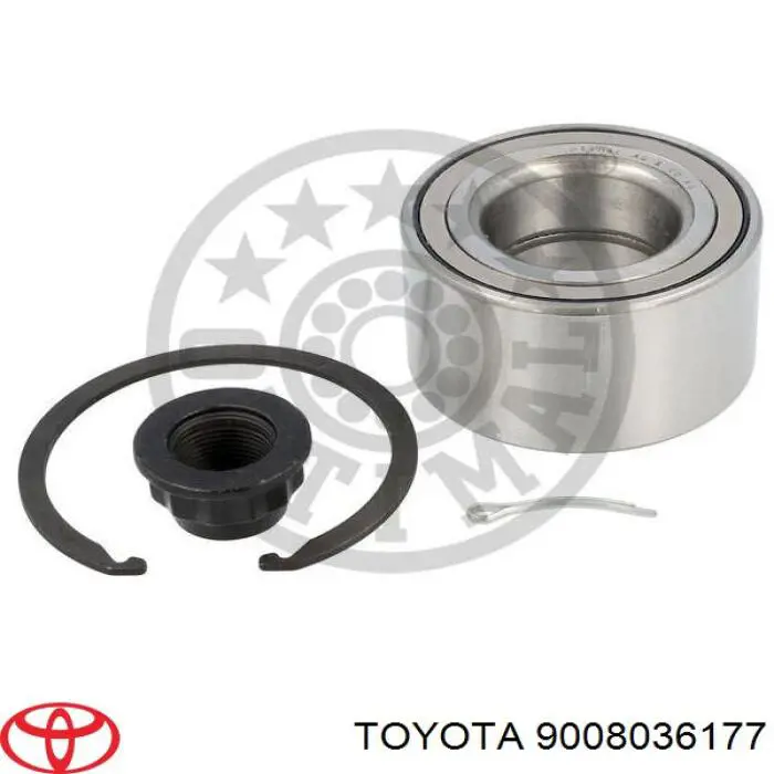 9008036177 Toyota Кільце стопорне підшипника передньої маточини