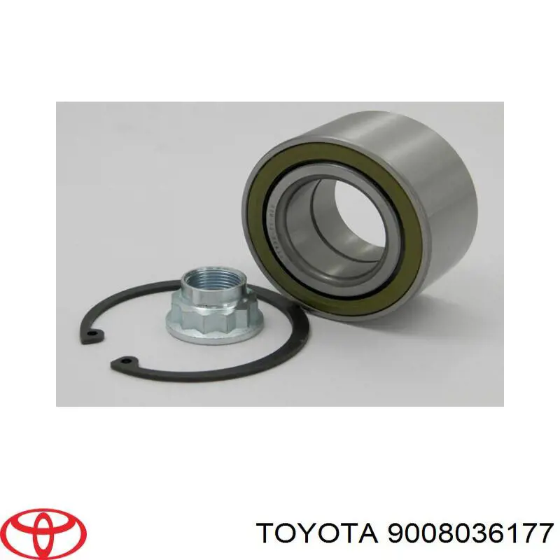 9008036177 Toyota кільце стопорне підшипника передньої маточини