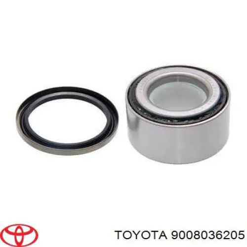 Комплект підшипник маточини передньої Toyota 9008036205 ціна, від 30.75 USD
