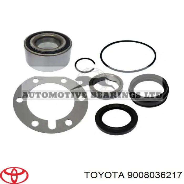 Підшипник маточини задньої Toyota 9008036217 ціна, від 30.75 USD