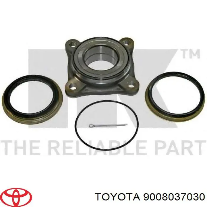 Підшипник ступиці 9008037030 Toyota