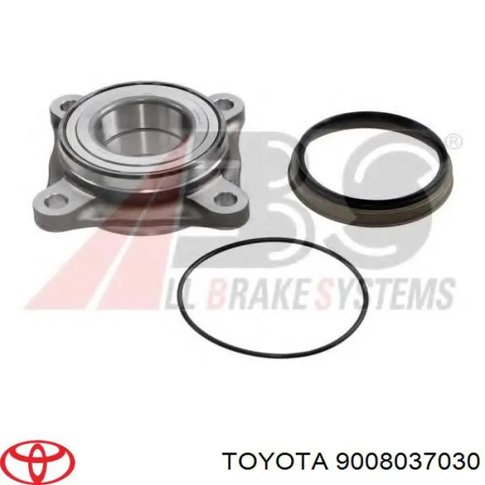 Комплект підшипник маточини передньої Toyota 9008037030 ціна, від 69.32 USD