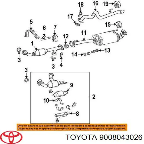 Купити AJ1740305 Mazda Прокладка штанів