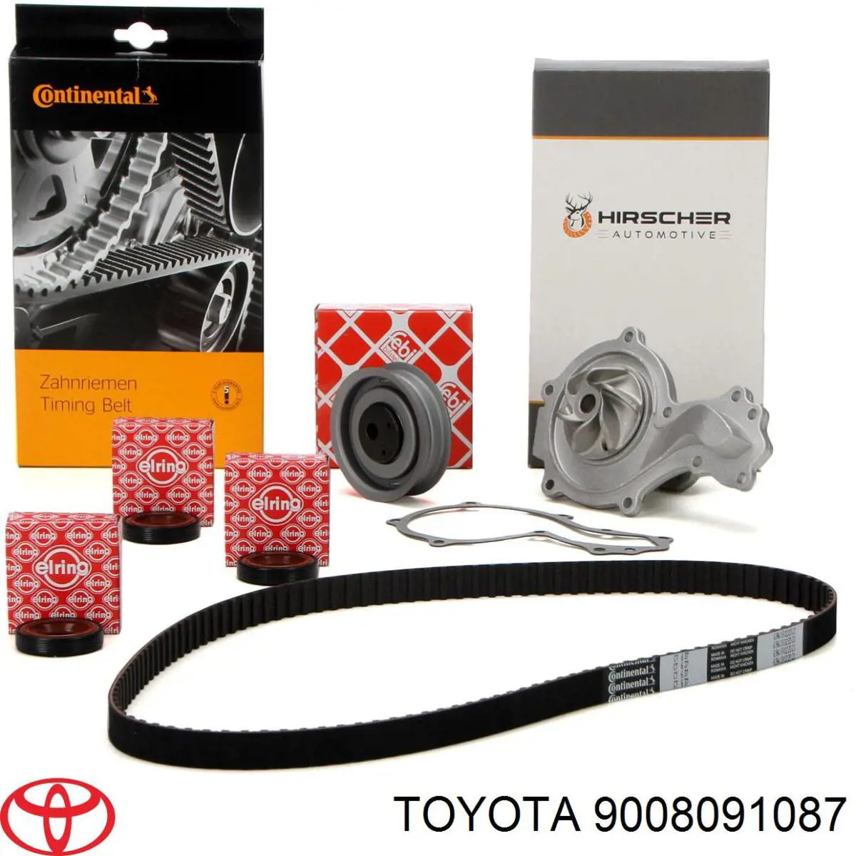 Клиновий ремінь Toyota 9008091087 ціна, від 10.14 USD