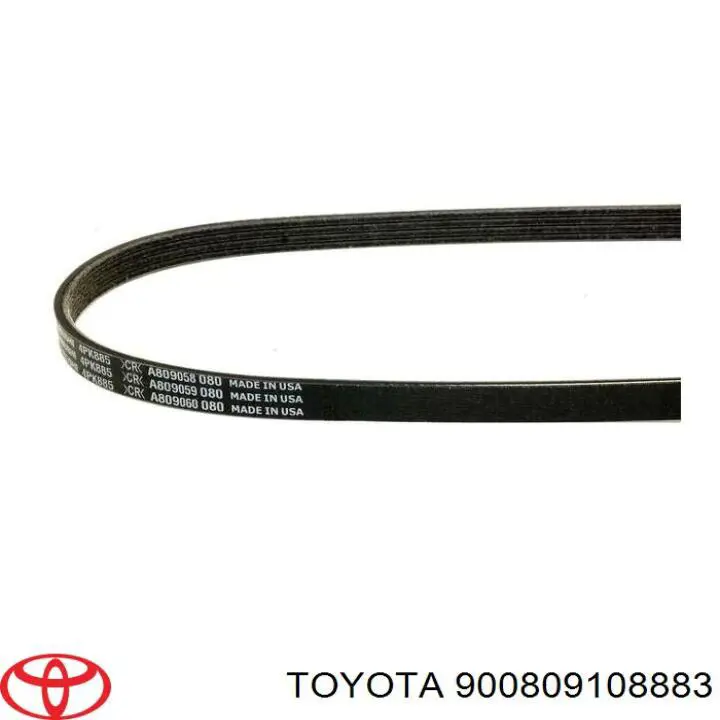 Клиновий ремінь Toyota 900809108883 ціна, від 5.11 USD