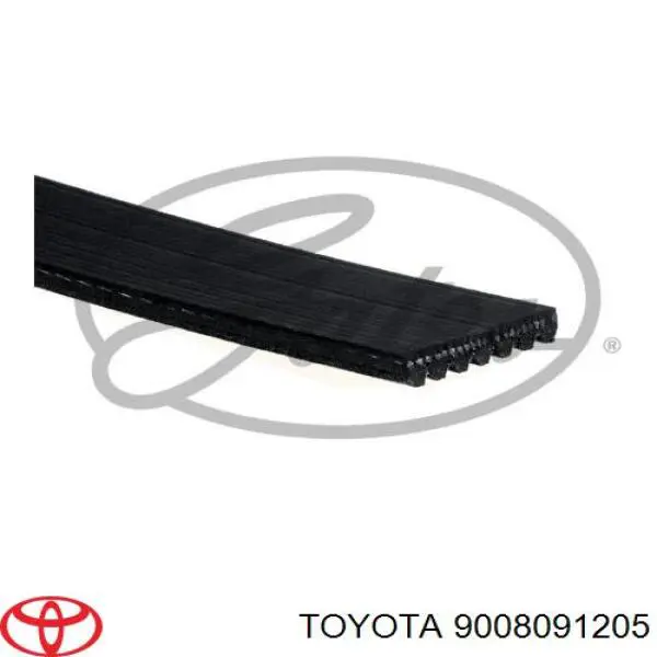 9008091205 Toyota ремінь приводний, агрегатів