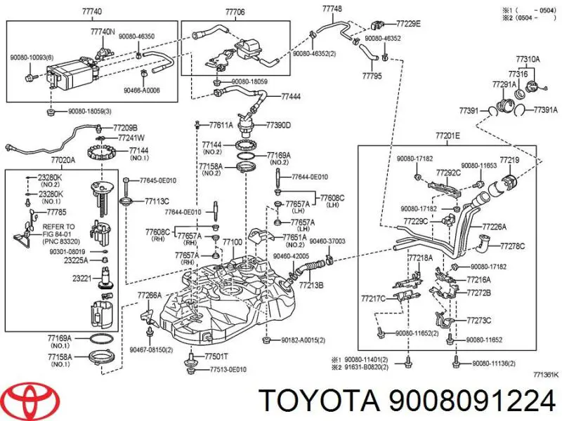 Купити 9008091224 Toyota 