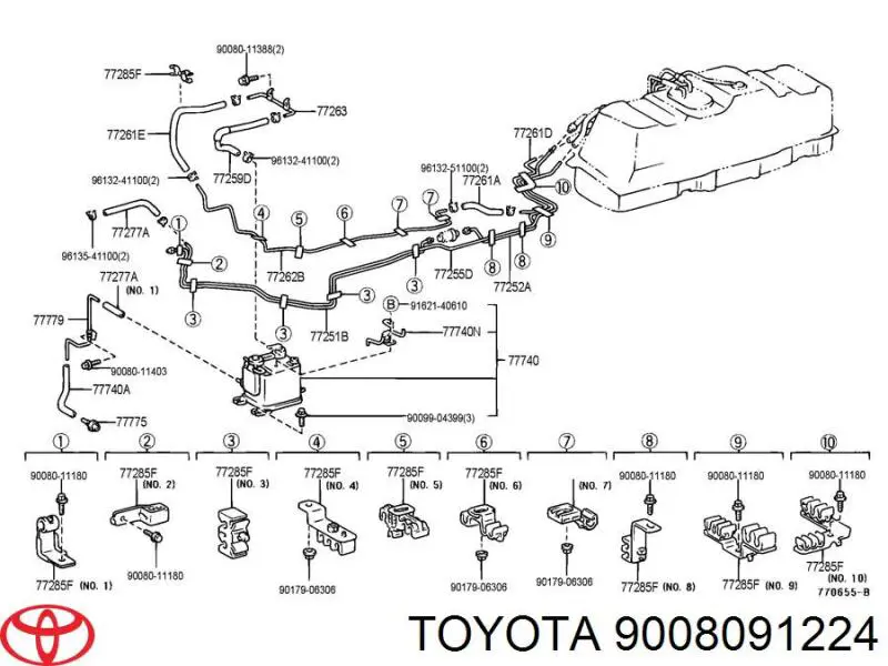 9008091224 Toyota 