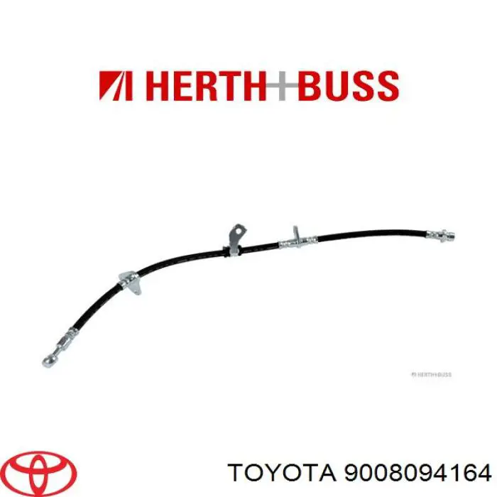 Купити 9008094164 Toyota Шланг гальмівний передній, лівий