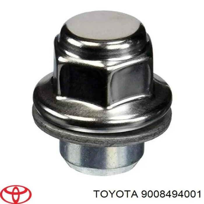 Гайка кріплення колеса Toyota 9008494001 ціна, від 2.54 USD