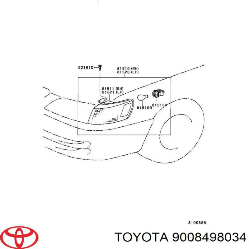 MS820037 Mitsubishi Ксенон