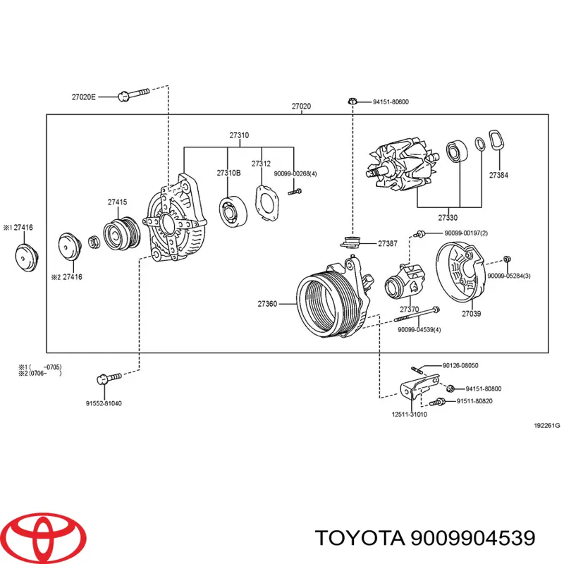 9009904539 Toyota 