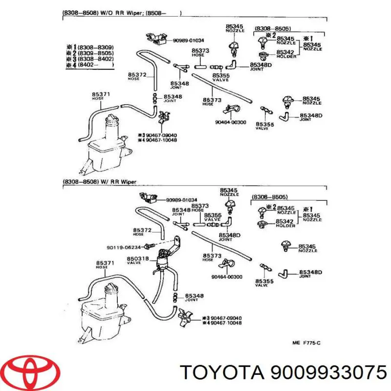 9009933075 Toyota 