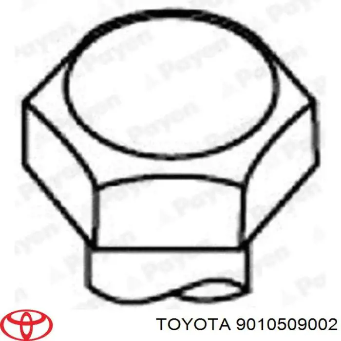 Купити 9010509002 Toyota Болт гбц