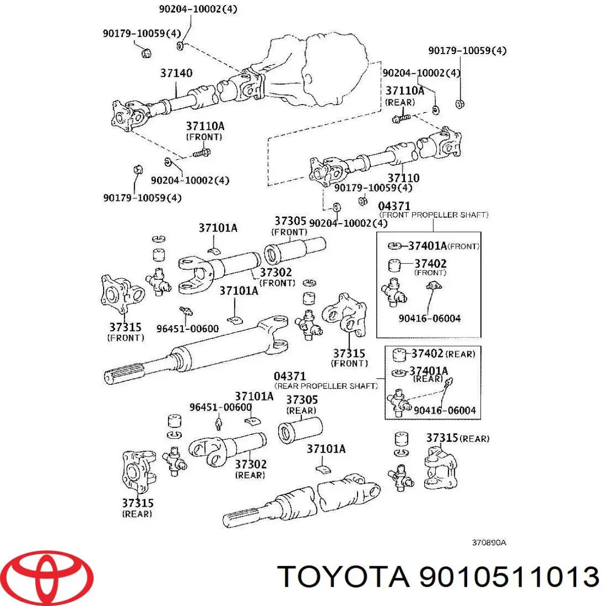  9010511013 Toyota