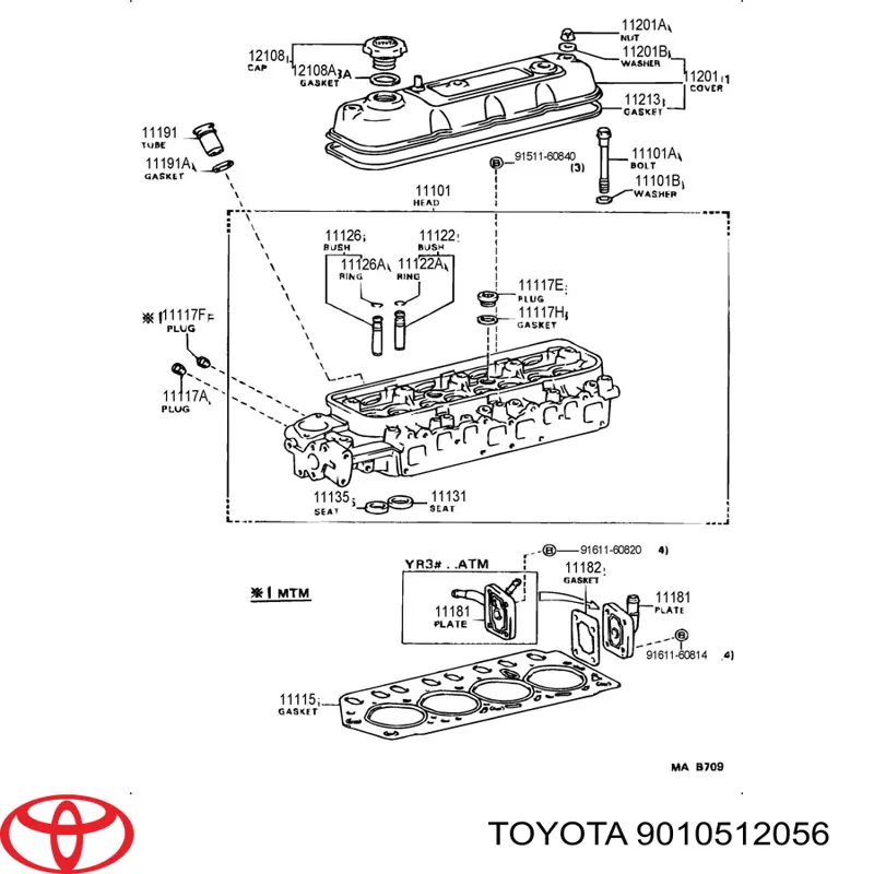 9010512056 Toyota 