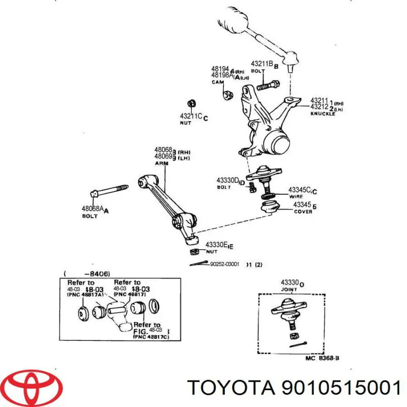  9010515001 Toyota