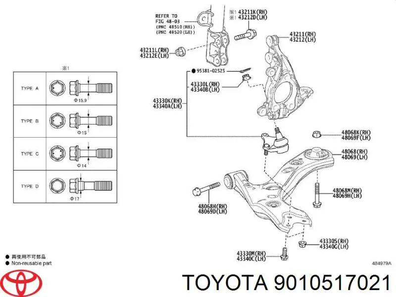  Toyota 9010517021 ціна, від 5.40 USD